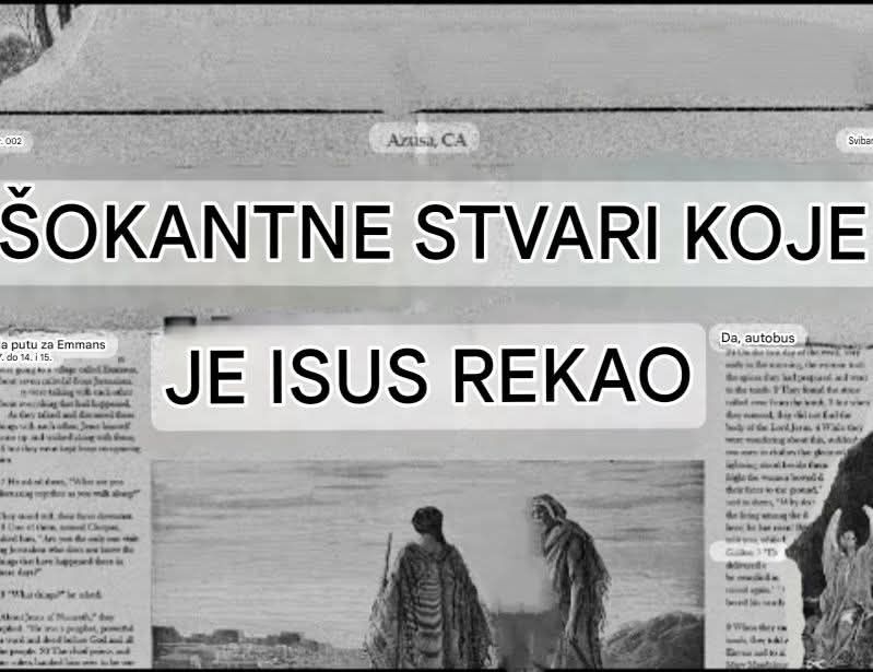 Šokantne stvari koje je Isus rekao