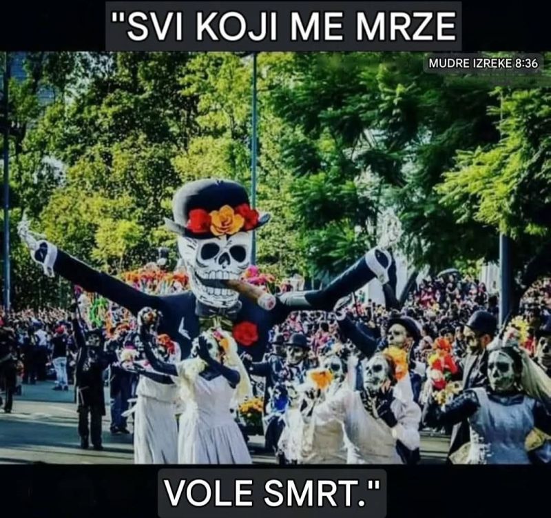 Ljubav prema smrti vodi u vječnu propast