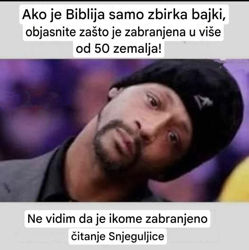 Ako je Biblija zbirka bajki zašto je zabranjena u više od pedeset zemalja svijeta?